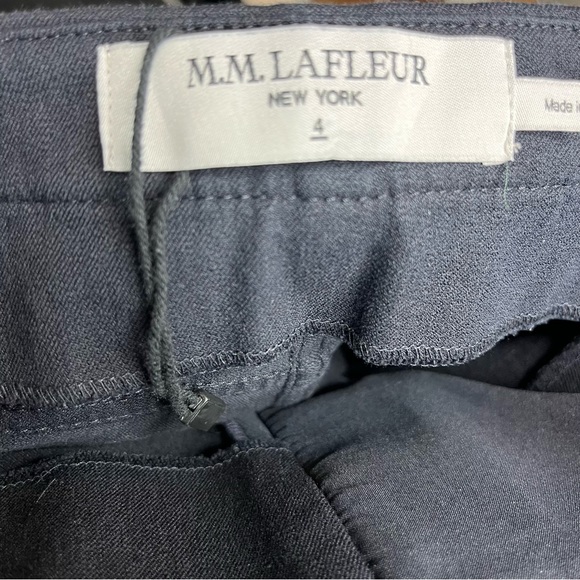 MM Lafleur Hockley Jean Better Than Denim Pant High Rise Straight Size 4 In Ink - Picture 11 of 11